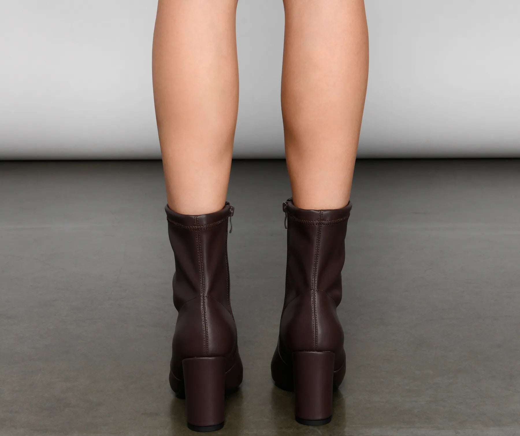 VIP List Faux Leather Booties - Image 5