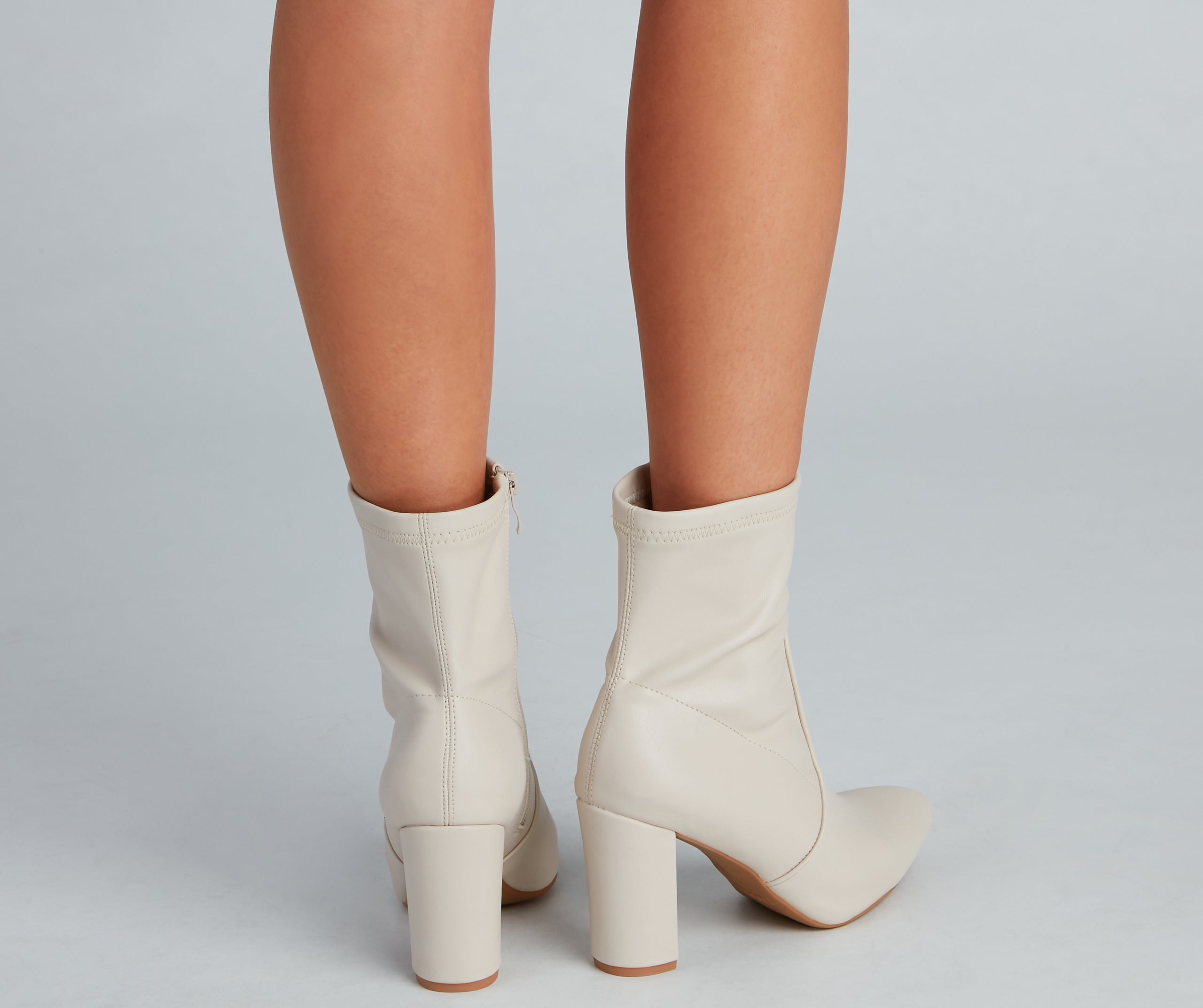 Strut Worthy Faux Leather Booties - Image 2