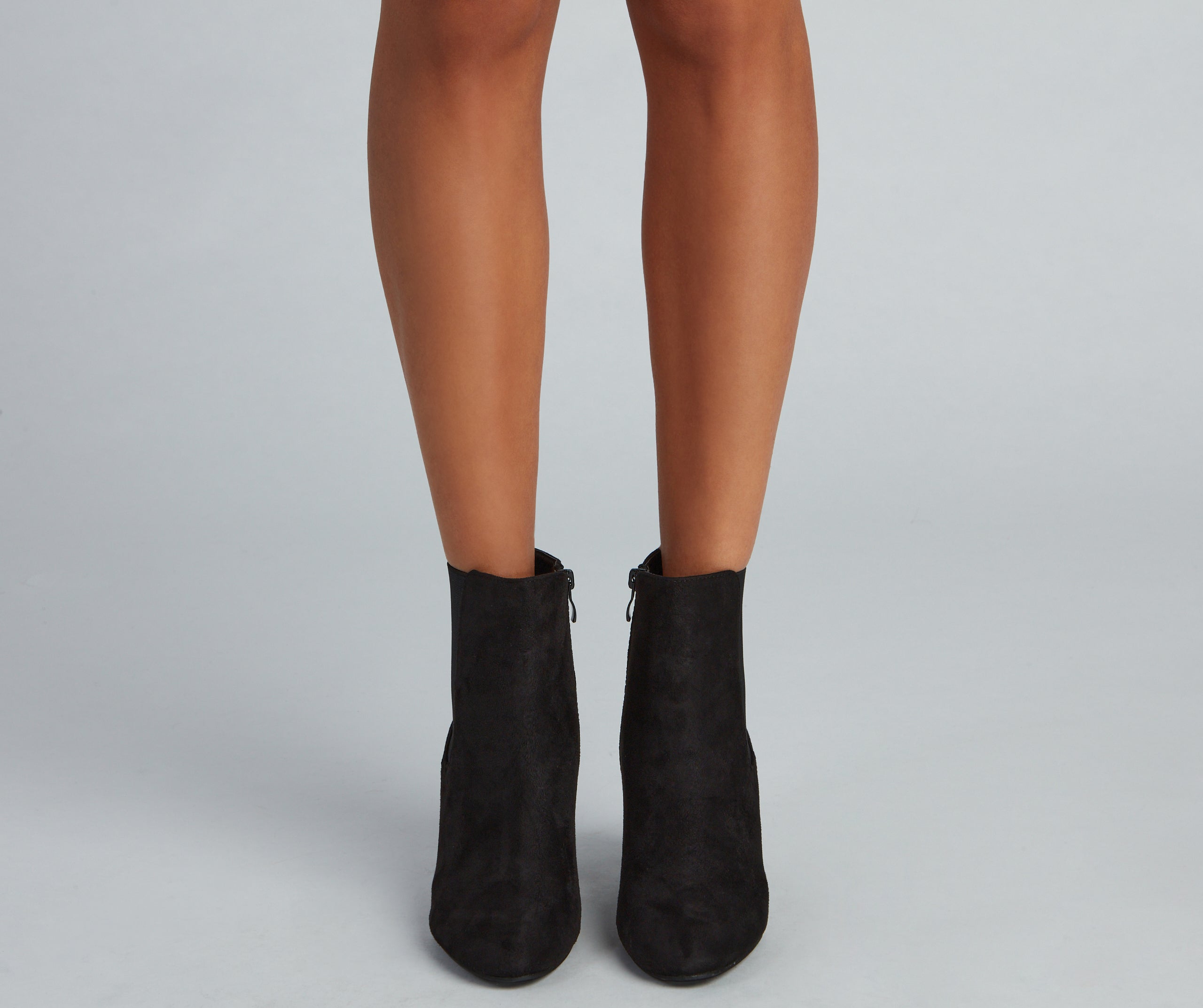 Chic Vibe Alert Faux Suede Booties - Image 2