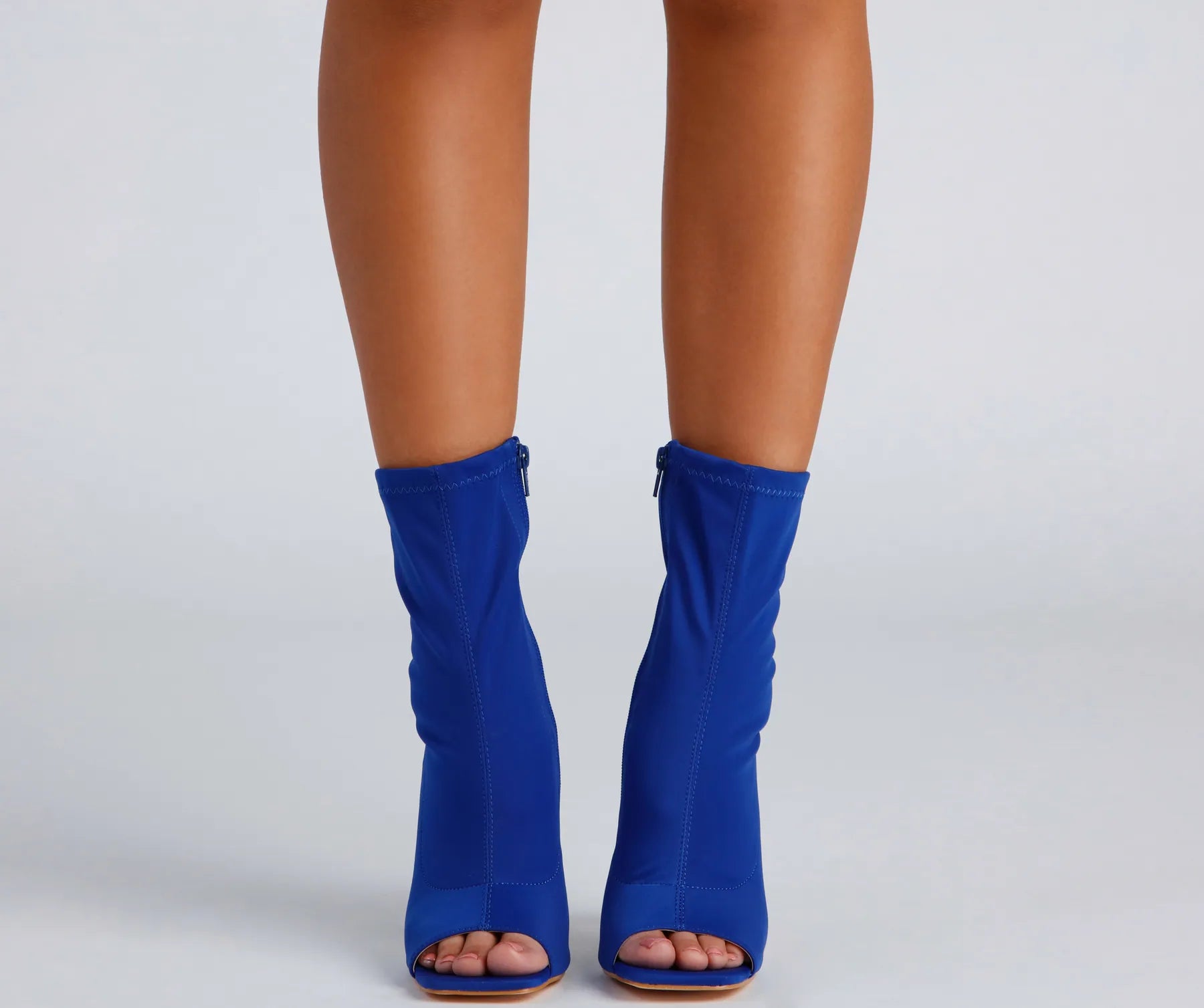 Peep Show Stiletto Booties - Image 2