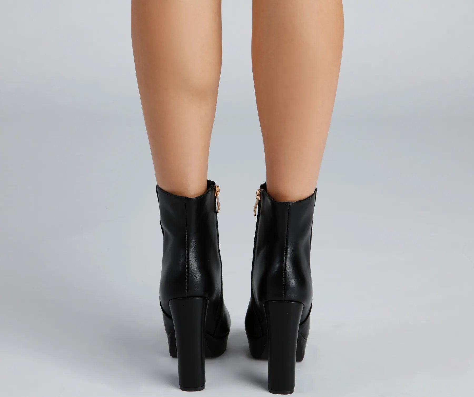 Girly-Grudge Platform Booties - Image 4