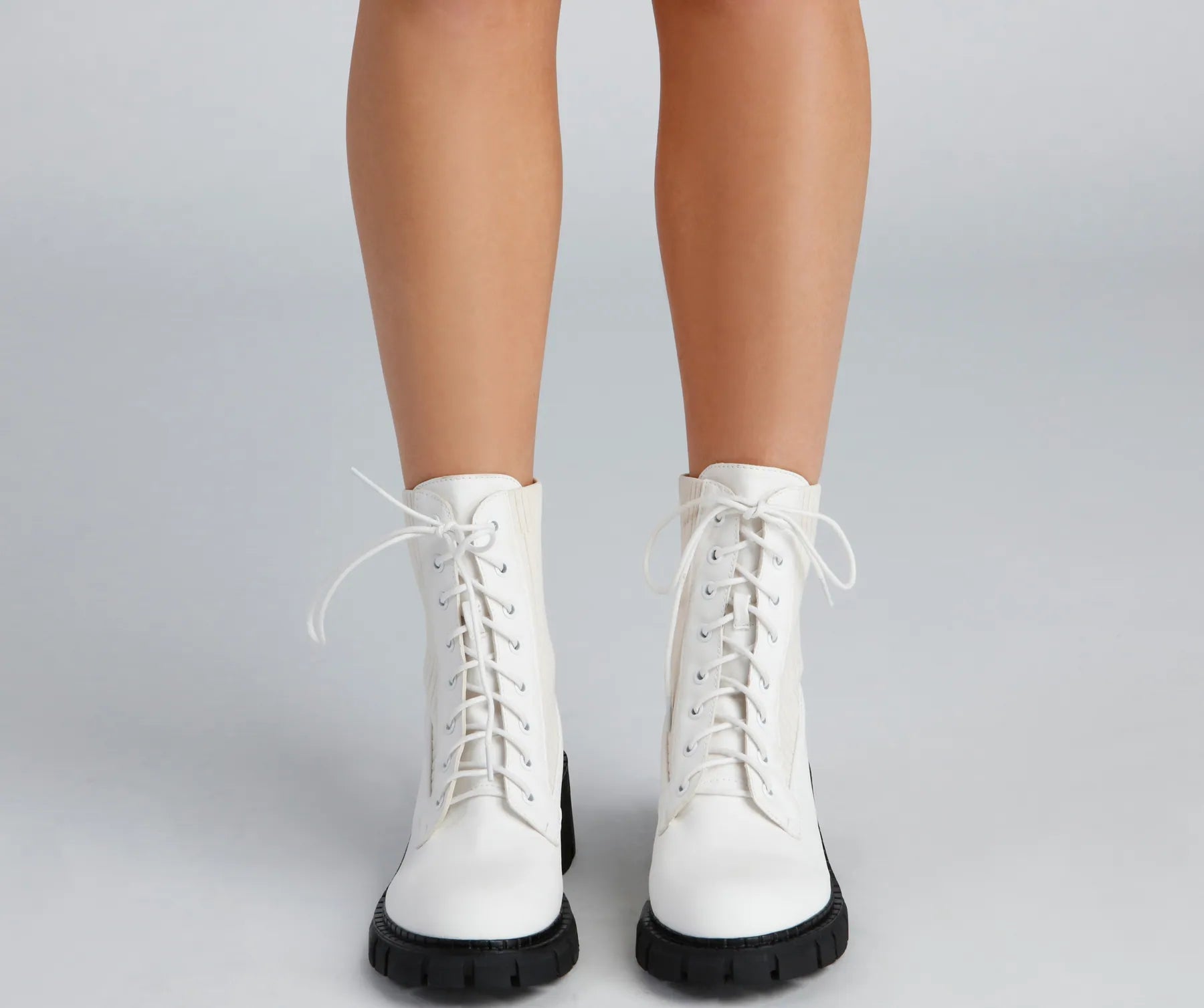 Trendy Status Knit Detail Boots - Image 10