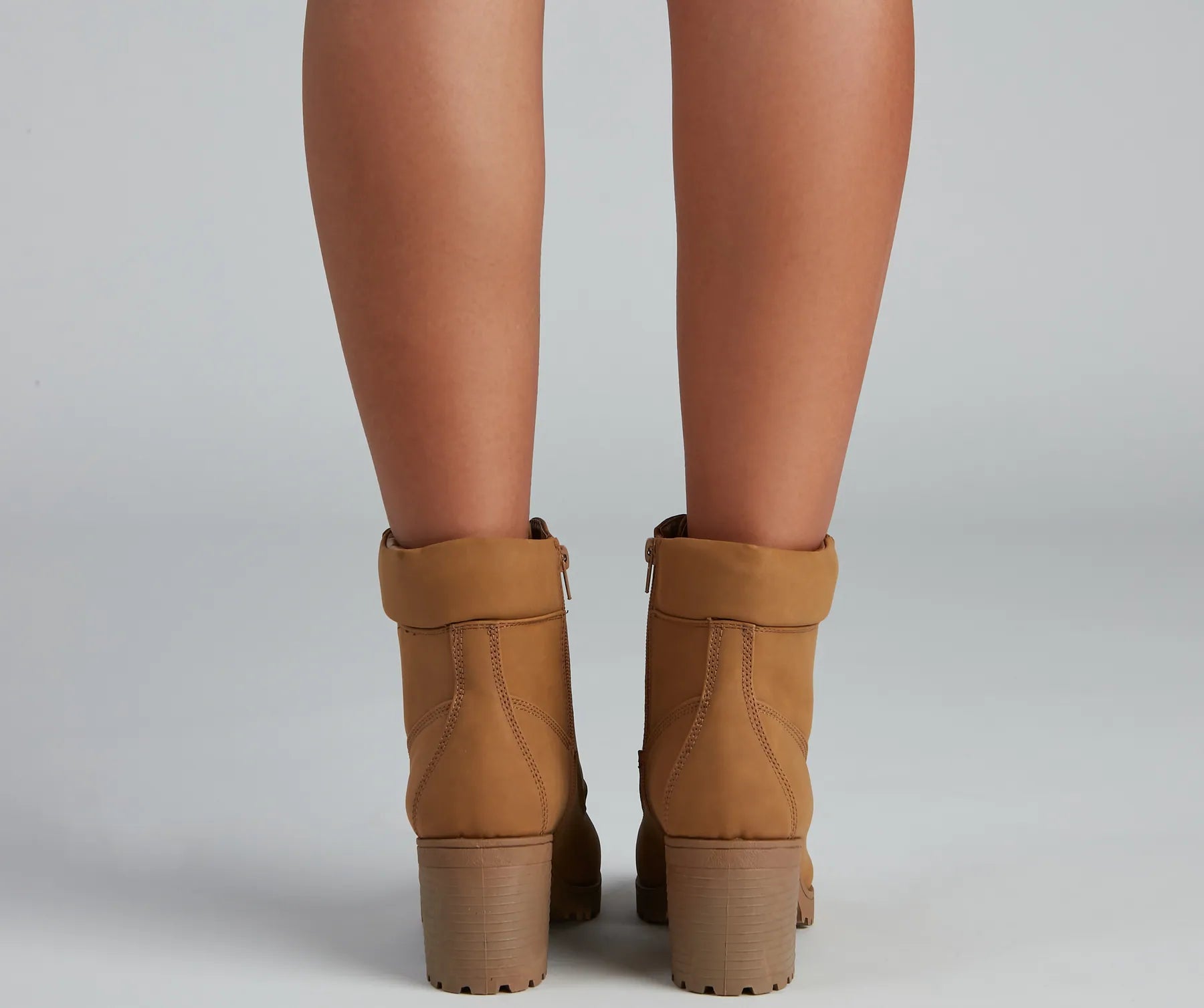 Trendy Moment Lace-Up Booties - Image 4