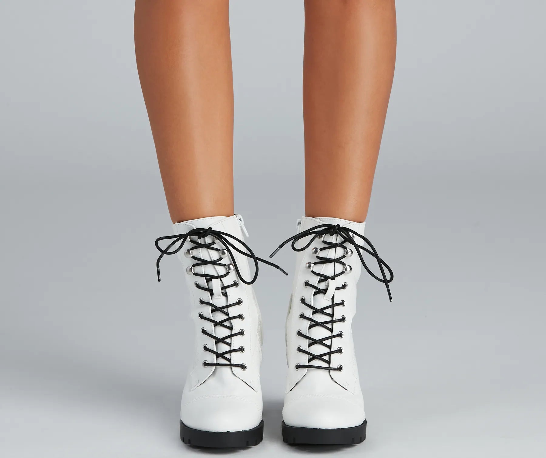 Wild Side Faux Leather Lug Boots - Image 5