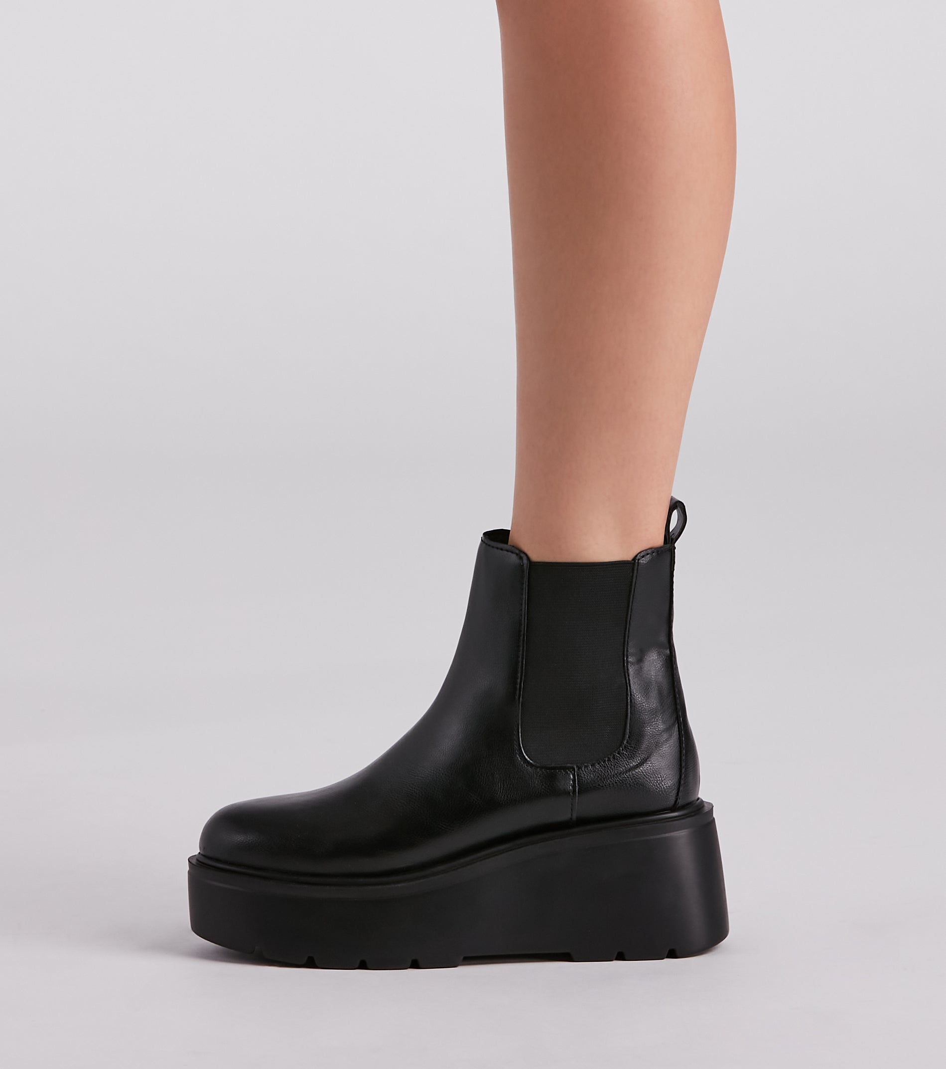 Chic Edge Platform Booties - Image 3