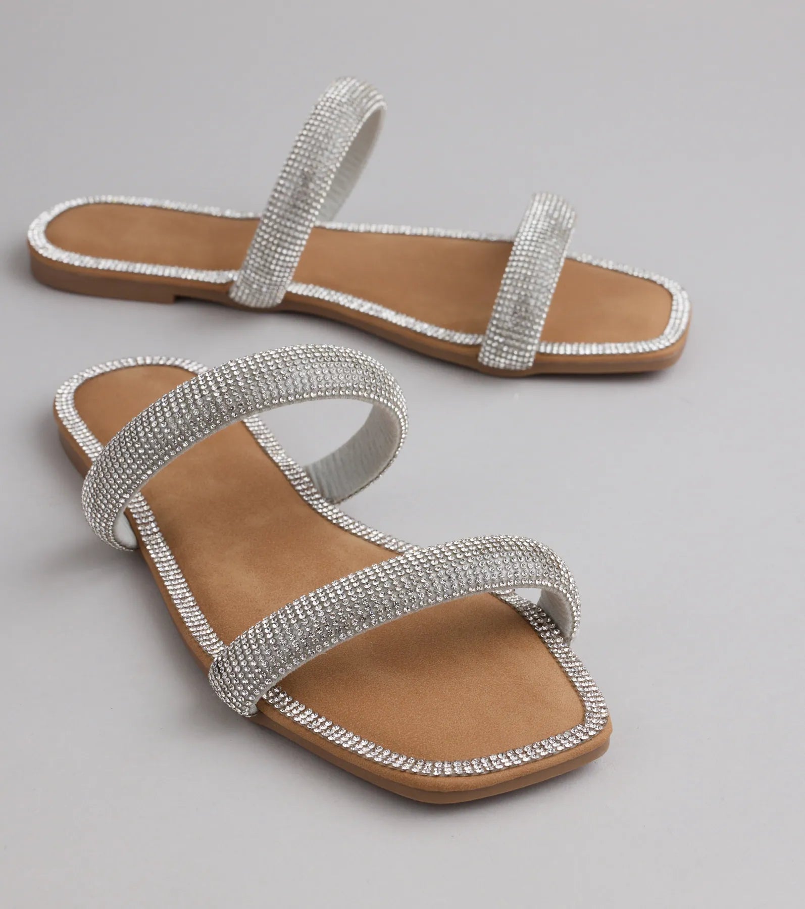 Step Into Glam Rhinestone Sandals - Image 10
