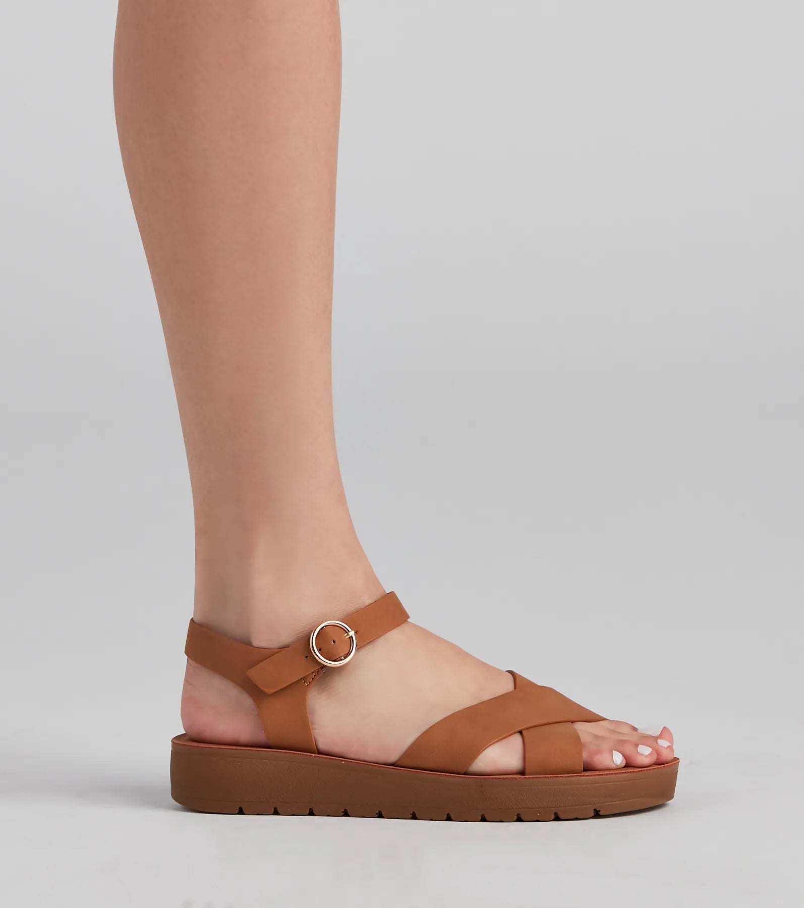 Comfort Level Criss-Cross Sandals - Image 9