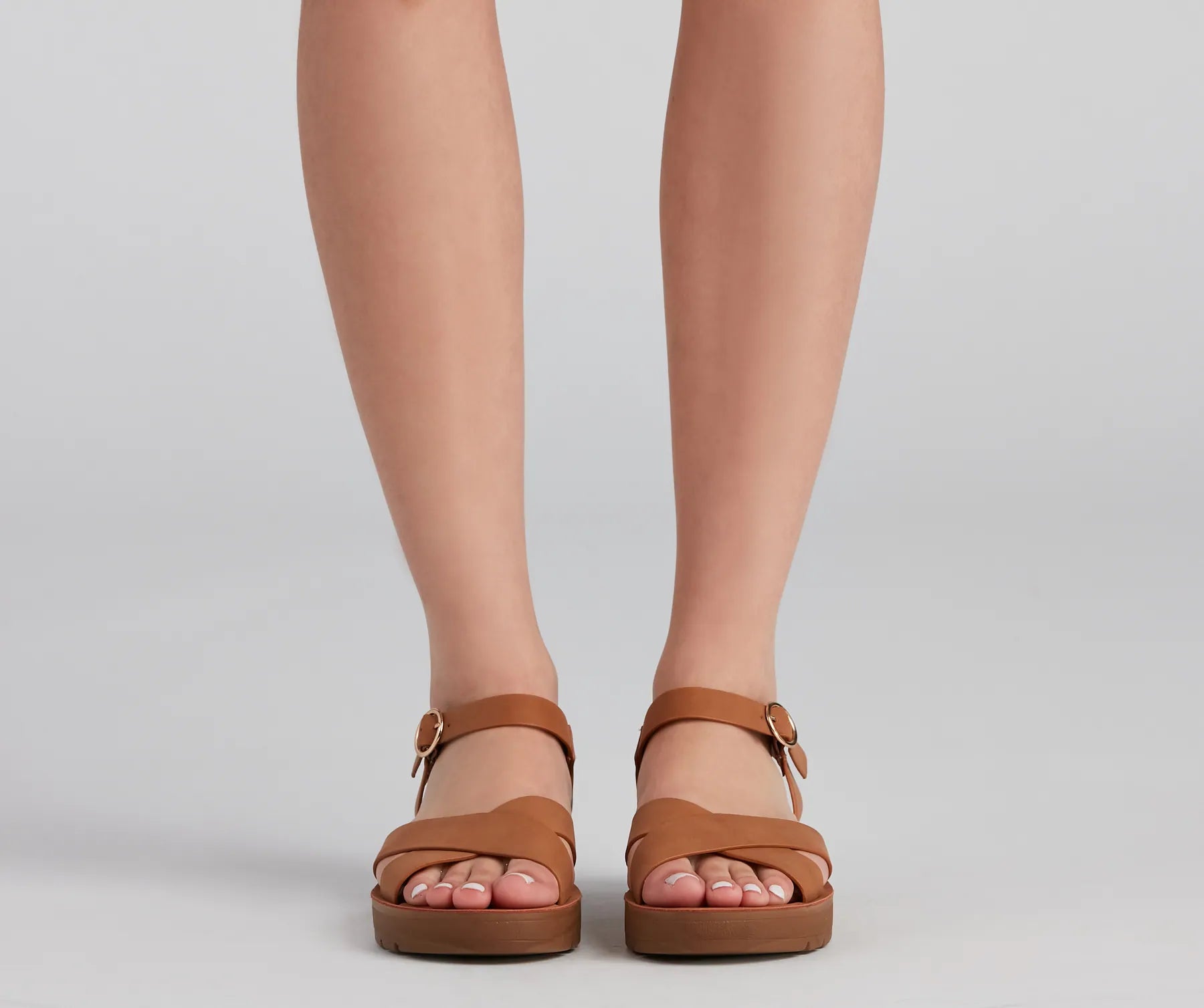 Comfort Level Criss-Cross Sandals - Image 10