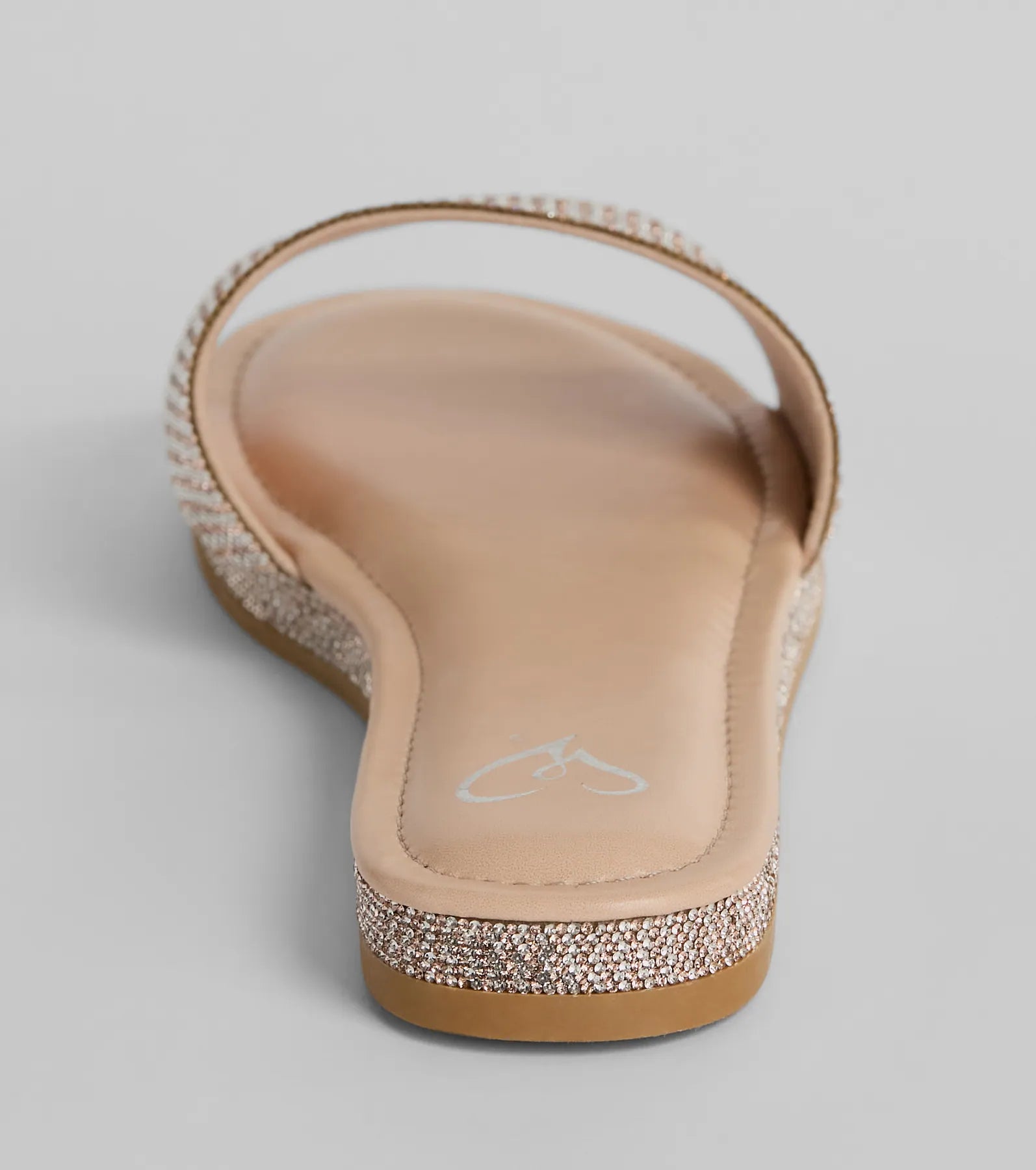 Go To Rhinestone Band Flat Sandals - Image 4