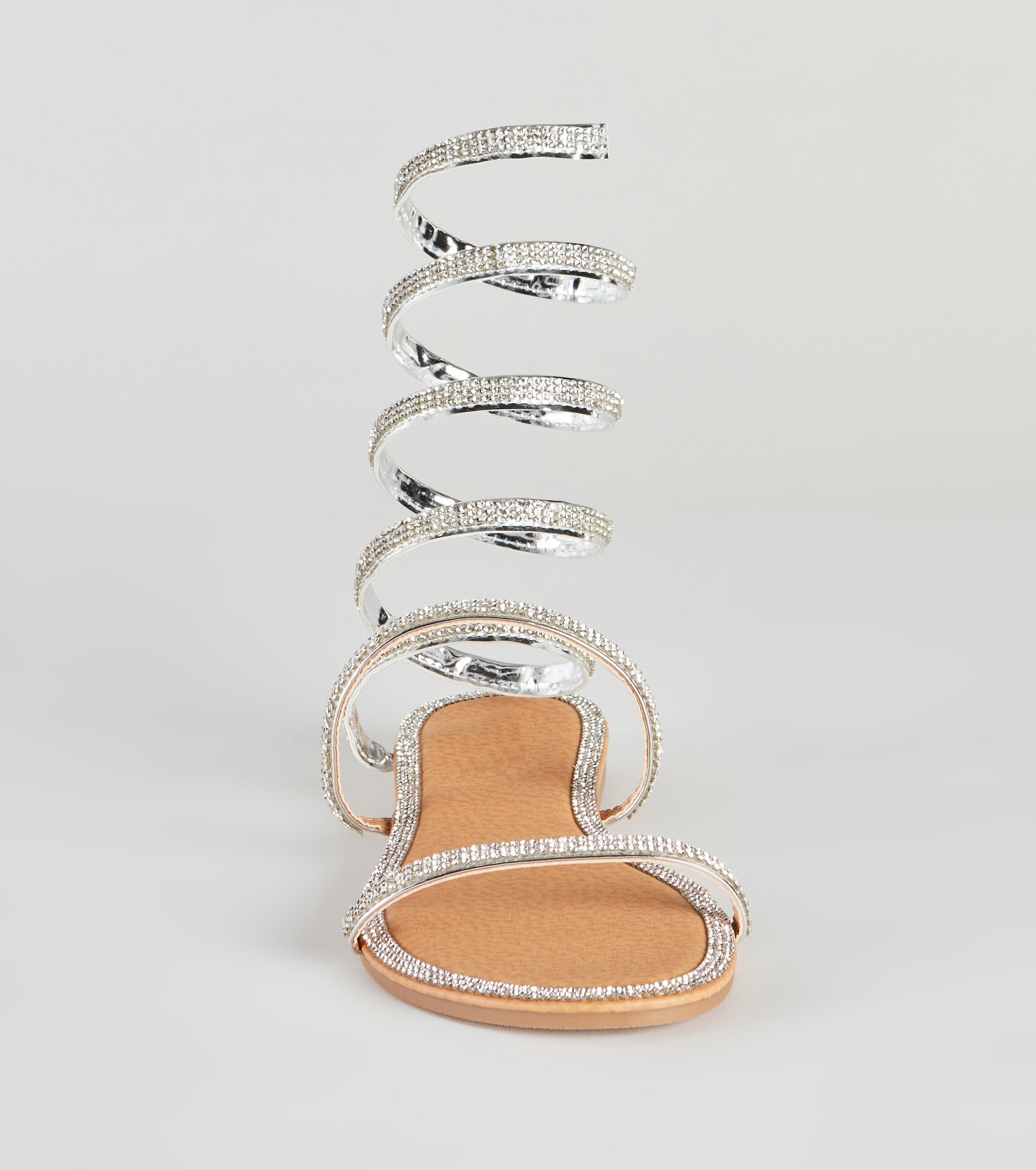 Level Up Rhinestone Spiral Sandals - Image 15