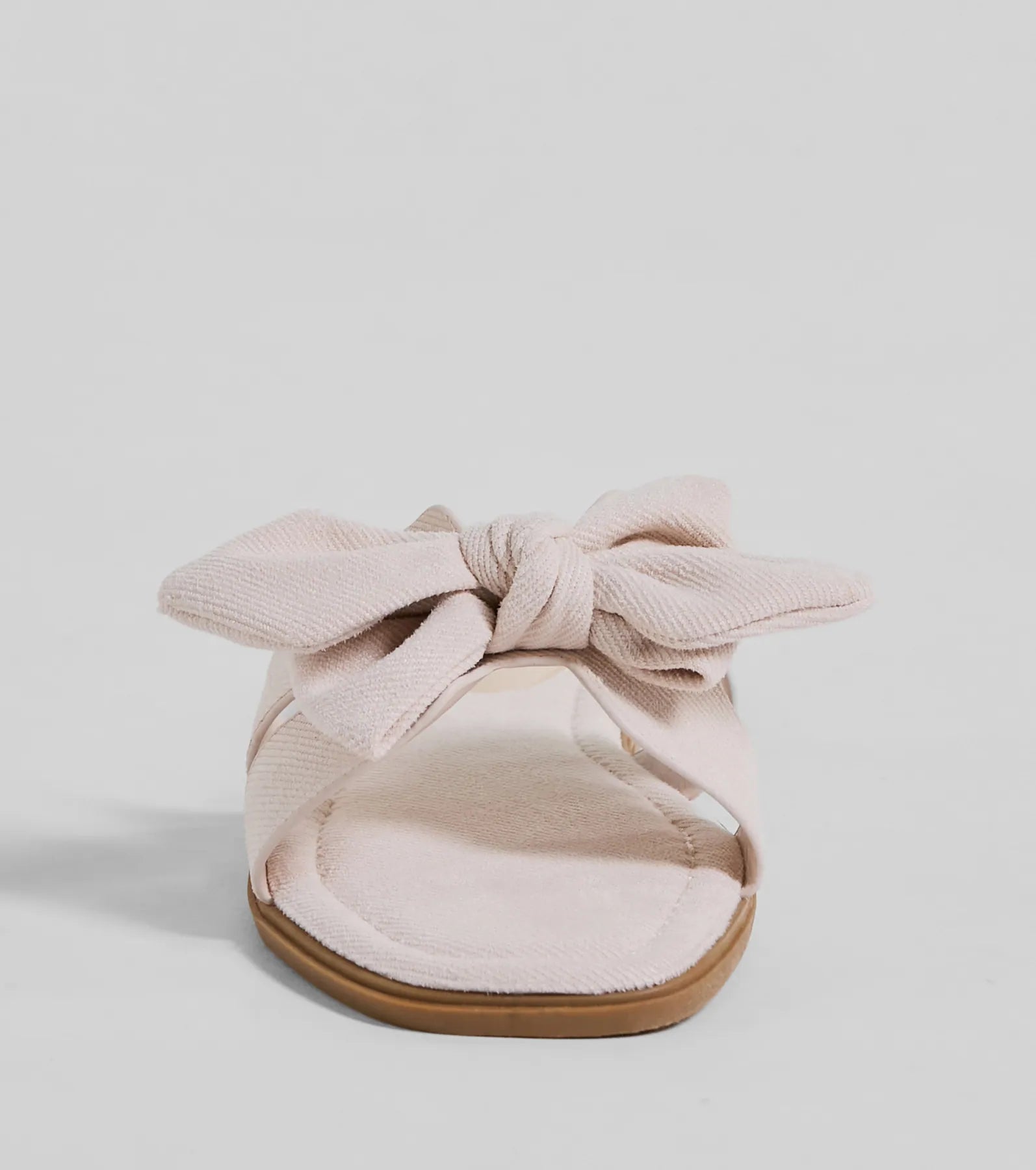 Tie The Knot Bow Strap Flat Sandals - Image 7