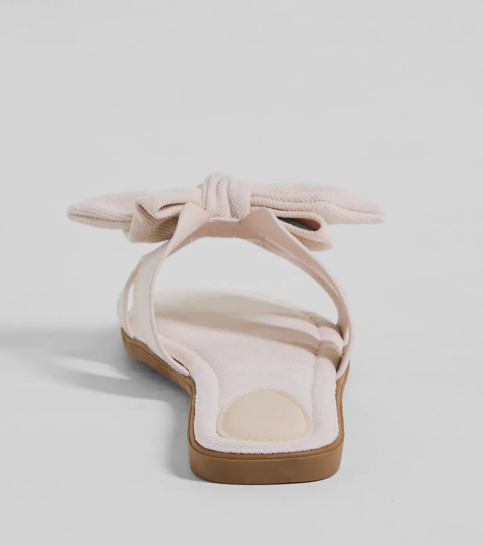 Tie The Knot Bow Strap Flat Sandals - Image 8