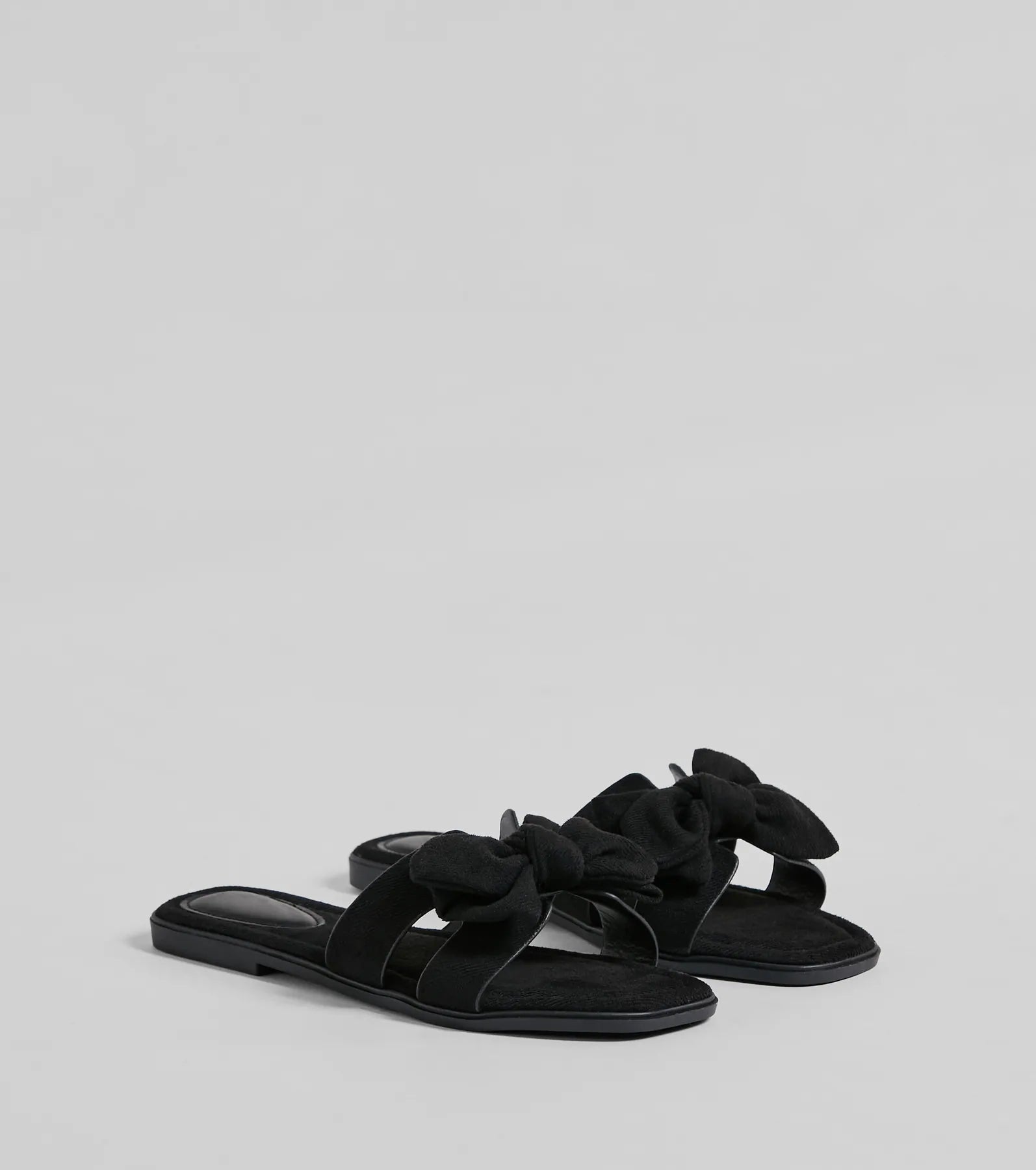 Tie The Knot Bow Strap Flat Sandals - Image 9