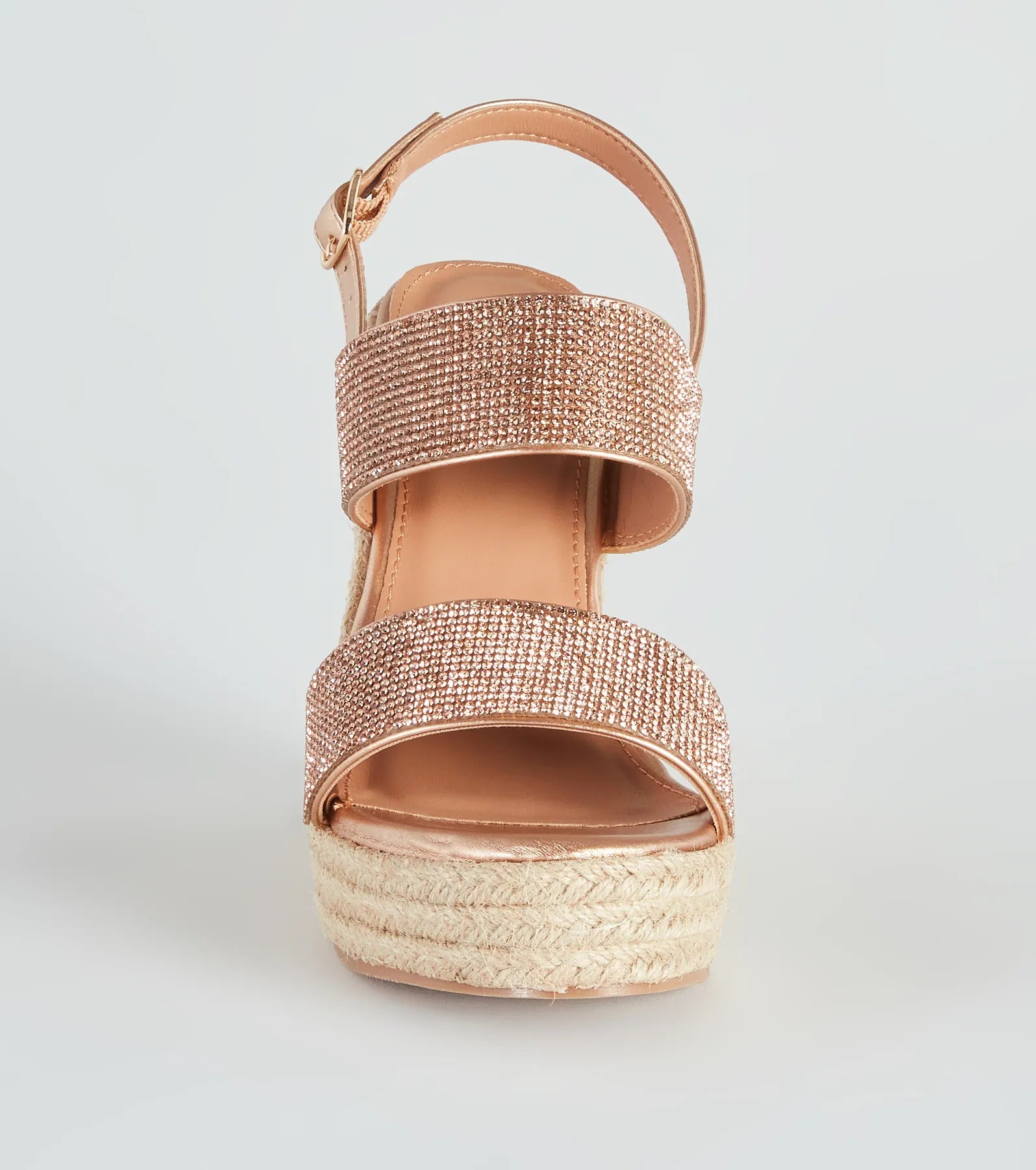 Vacay Luxe Rhinestone Espadrille Wedges - Image 3